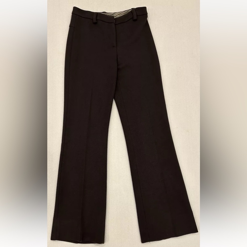 Missoni Wool Blend Dress Pants Straight Leg Brown Made In Italy Size 6